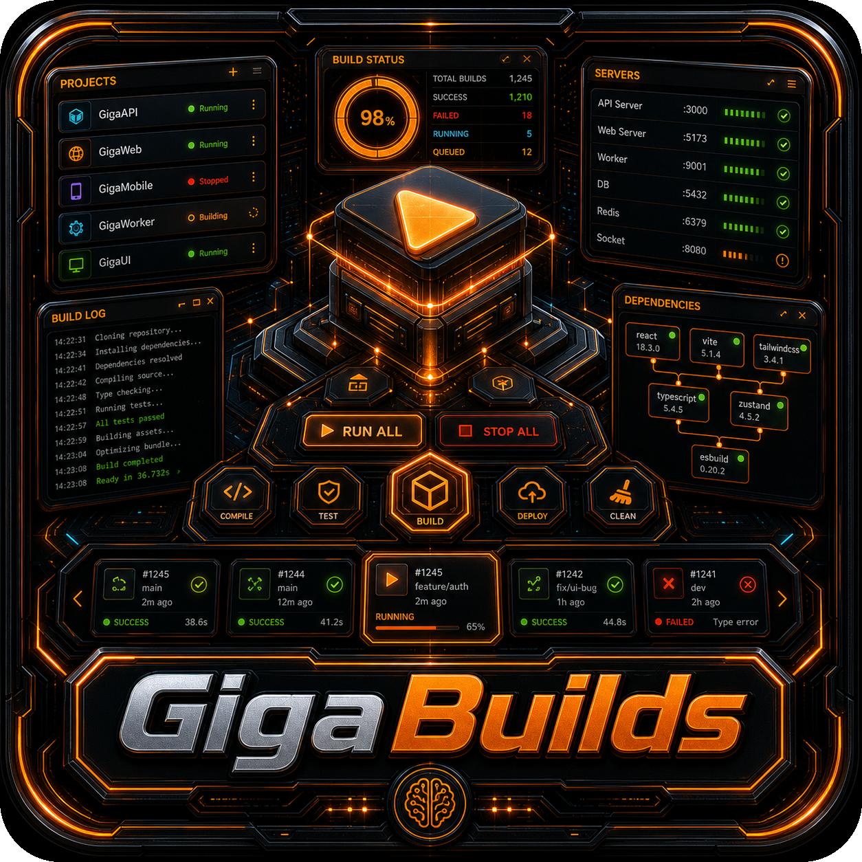 GigaBuilds screenshot