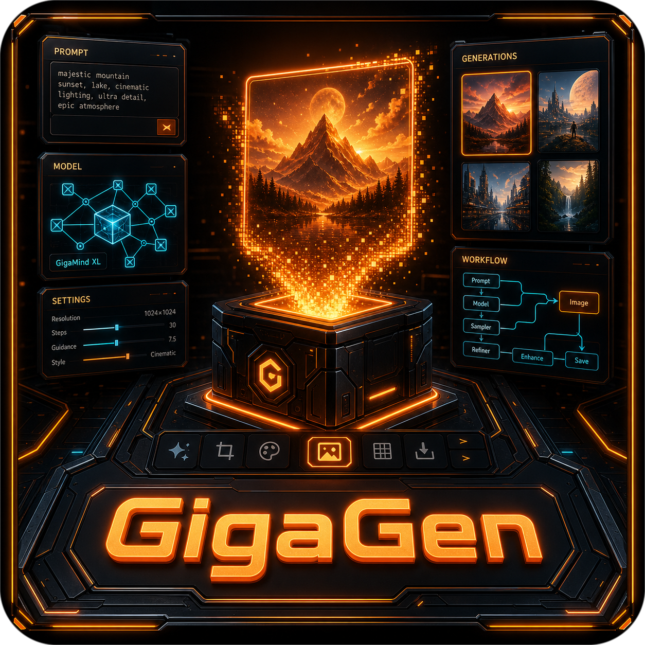 GigaGen screenshot