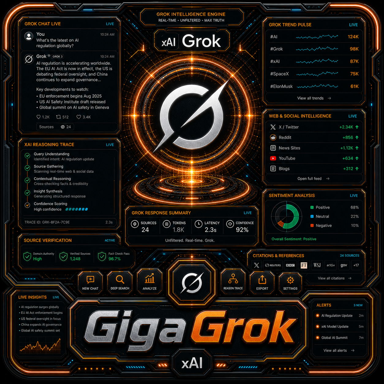 GigaGrok screenshot