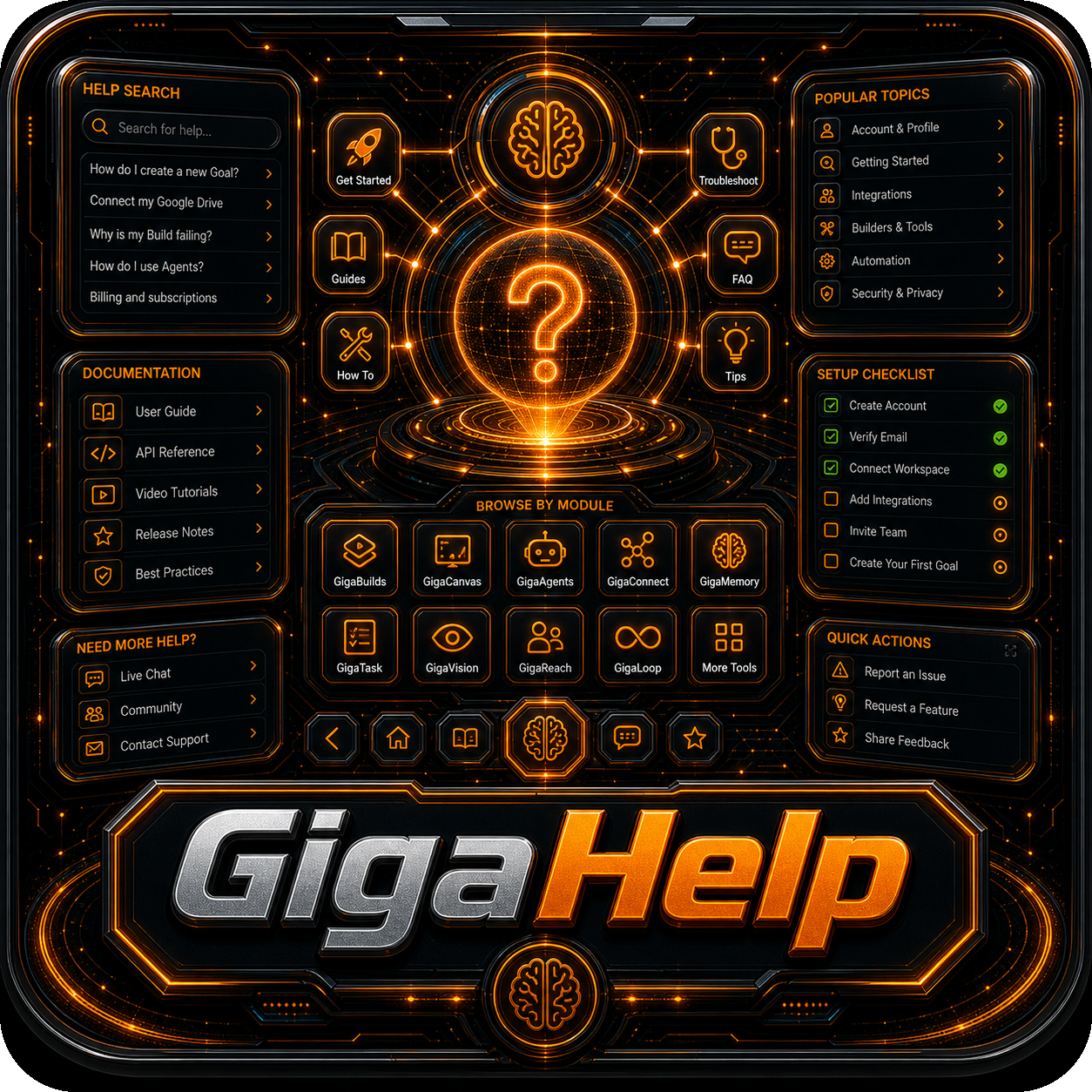 GigaHelp screenshot
