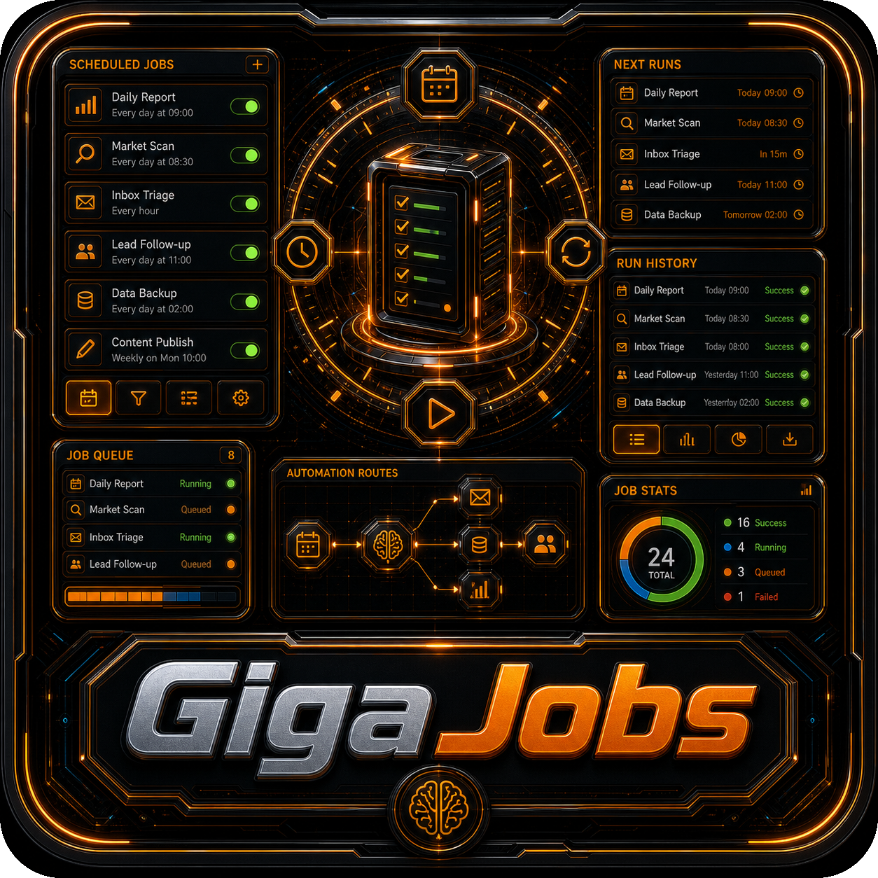 GigaJobs screenshot