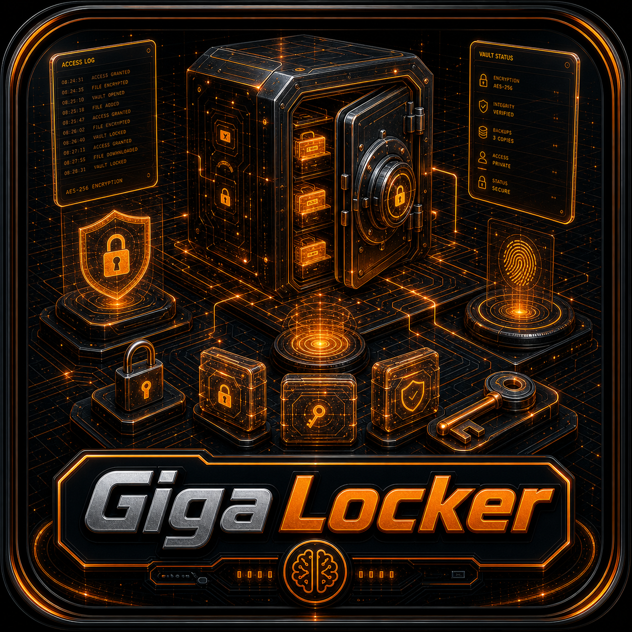 GigaLocker screenshot