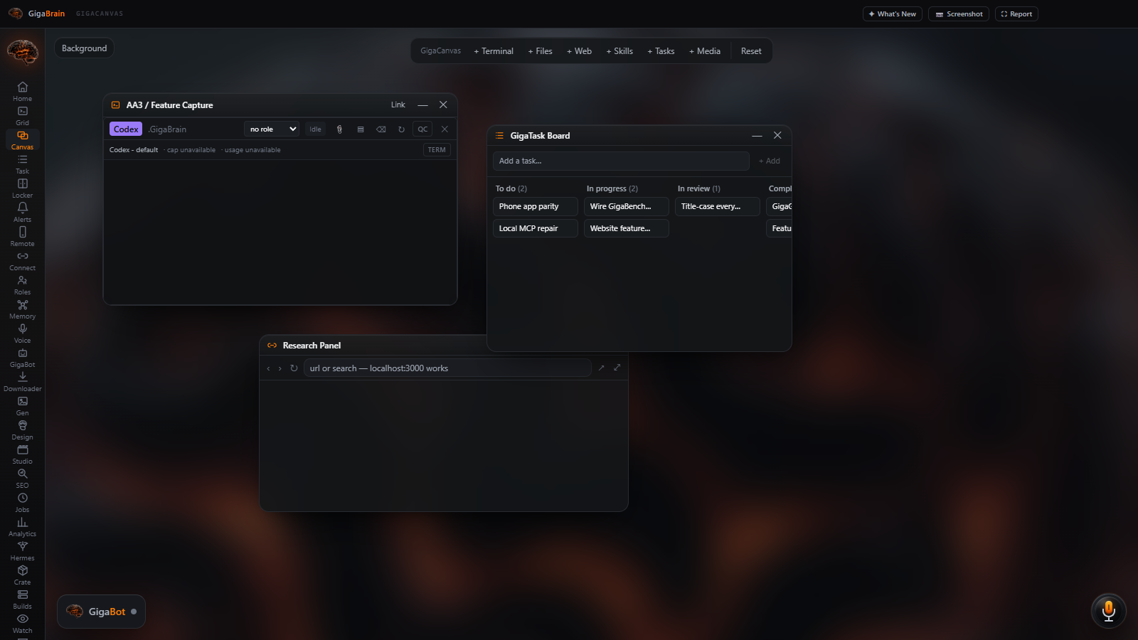 GigaCanvas screenshot
